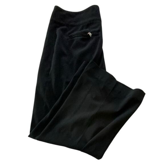 Chicos Pants Womens 2 Wide Leg Flat Front Minimalist Casual Officewear Trouser - Picture 7 of 9